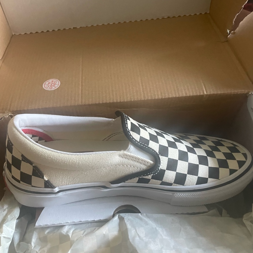 Checkered Slip-On Sneakers